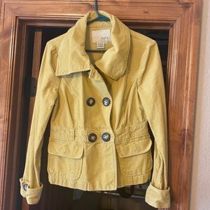 Daytrip yellow corduroy jacket